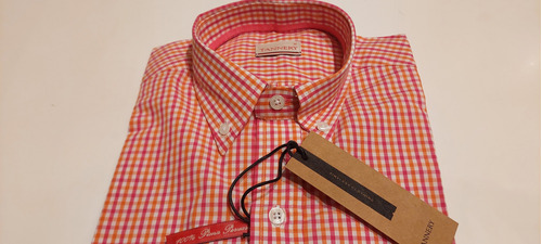 Camisa Hombre Tannery Manga Corta Algodon