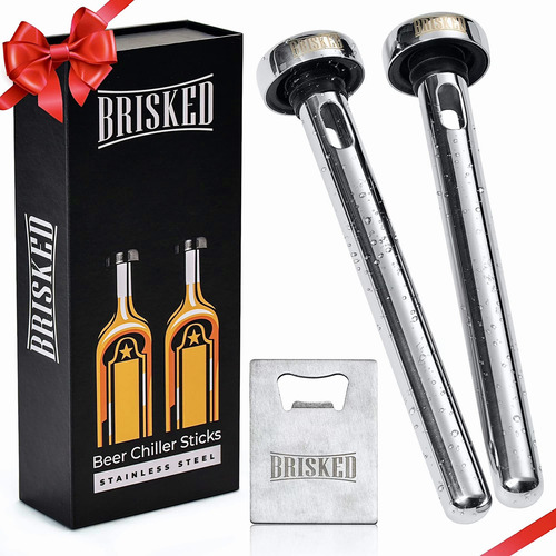 Palos Enfriadores De Cerveza Brisked | Acero Inoxidable | 2