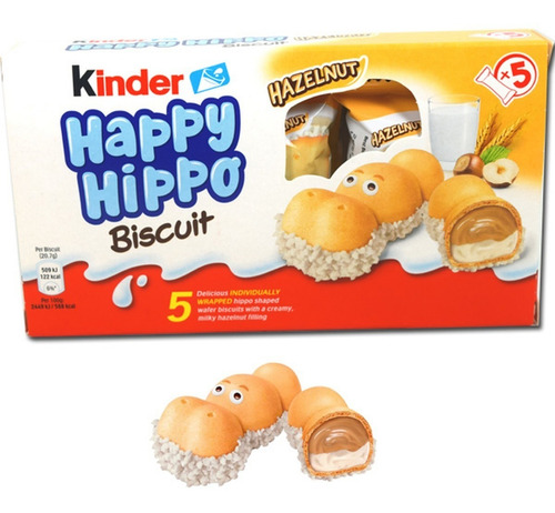 Ferrero Kinder Happy Hippo Hazelnut 5 Piezas