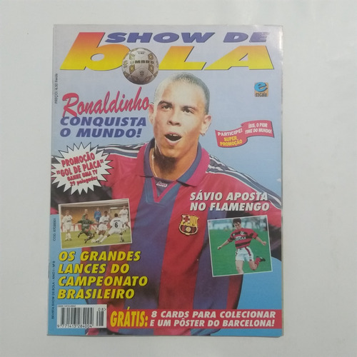 Revista Show De Bola N 8 Ronaldinho Futebol S7c (Usado)