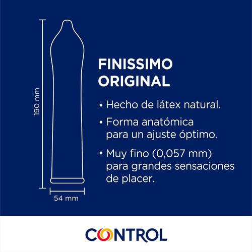 Imagen 3 de 7 de Preservativos Control Kit Finissimo X 72ud (12x6)