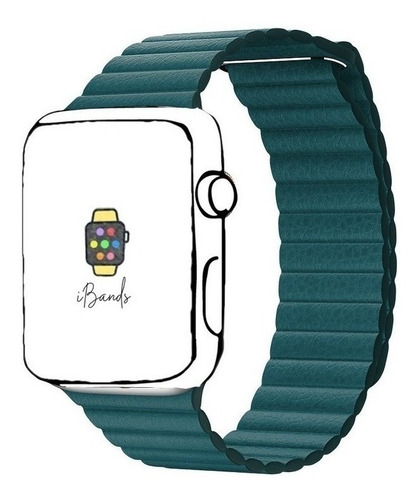 Imagem 1 de 1 de Pulseira Ibands Couro Loop Magnético Para Apple Watch