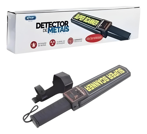 Detector De Metais Portátil Scanner De Segurança Manual Faca