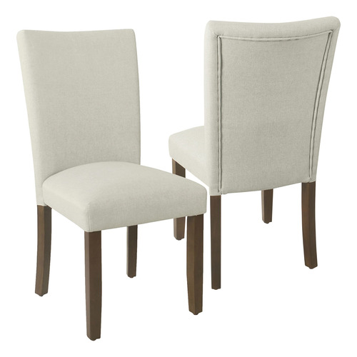 Homepop Classic Parsons - Sillas De Comedor, Paquete De 2, .