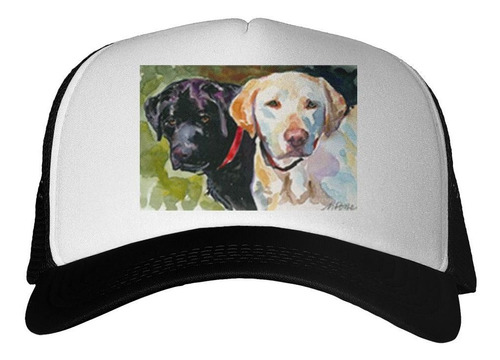 Gorra Perros Labradores Pintura Arte