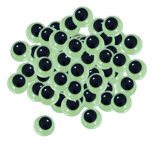 3 Brilho No Escuro Googly Wiggle Eyes Autoadesivo Luminous