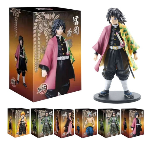 Giyuu Kimetsu No Yaiba Figura Acción, 17cm / Con Caja