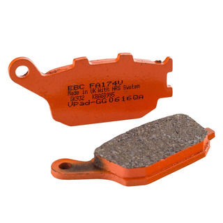 Honda Cbr 600 f3//f4//f5 F6 03-06 Ebc Trasera Freno De Disco almohadillas Fa174hh