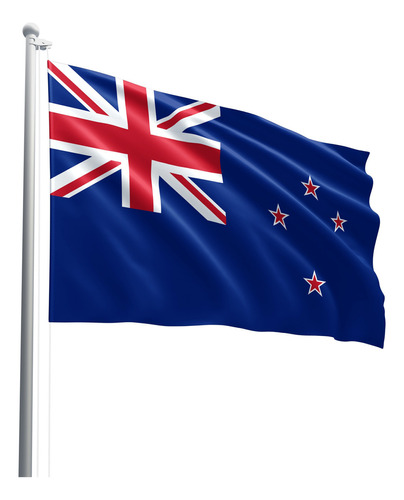 Bandeira Da Nova Zelândia Em Tecido Oxford 100% Poliéster