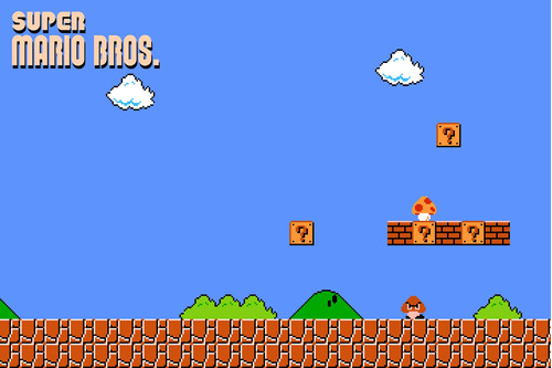 Poster Cartaz Jogo Super Mario Bros - 30x45cm