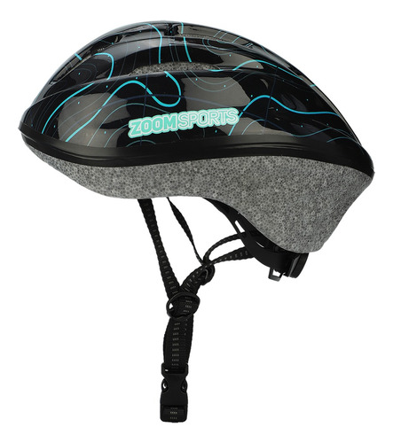 Casco Negro Para Ciclismo Y Patinaje Zoom Sports