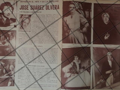 Afiche Retro. Muere El Pintor. Jose Suarez Olvera 1969