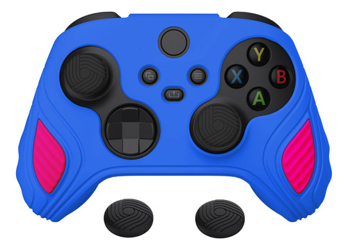 Edición Escorpión Funda De Silicona Para Xbox Series X S Color Azul Primario+rosa Brillante