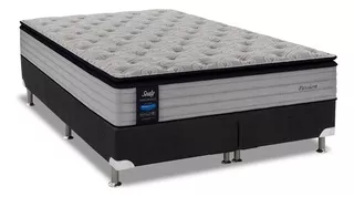 Cama Box Sealy Titanium Passion + Base King 193x203