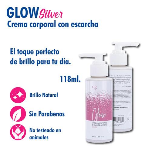 Crema Corporal De Mantequilla Con Escarcha, Glow