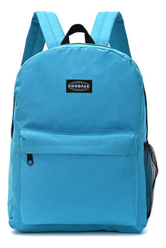 Mochila Escolar Goodpack 17 PuLG, Espalda Adolescente, 13649 Color Turquesa