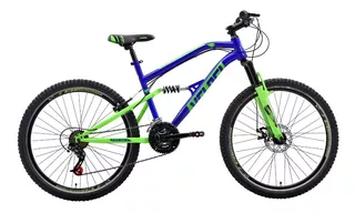 Bicicleta Veloci Naukas Pro Fd Rodado 26 Azul