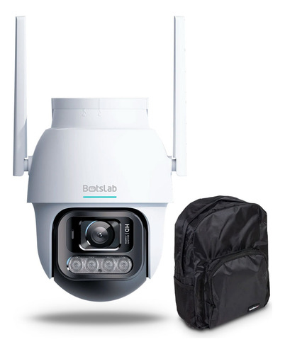 Camara De Seguridad Botslab Wifi 360° 2k 3mp + Mochila