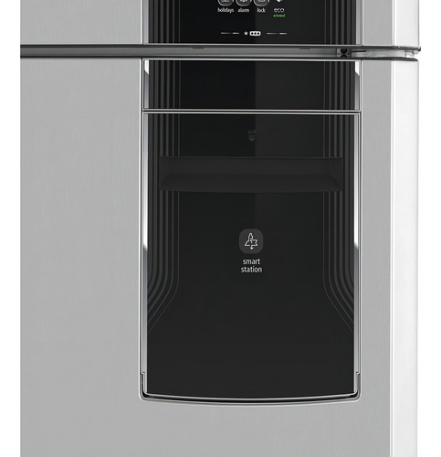 Refrigerador con freezer Mabe Diseño RMS510IWMRX0 color inoxidable con capacidad de 510L 127V