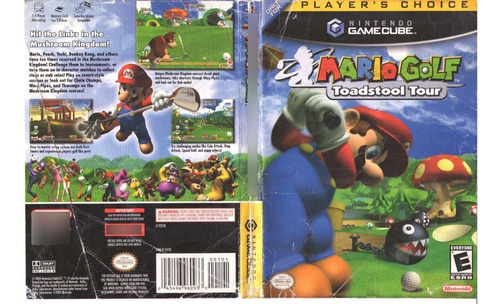 Mario Golf Toadstool Tour Solo Portada Original Gamecube