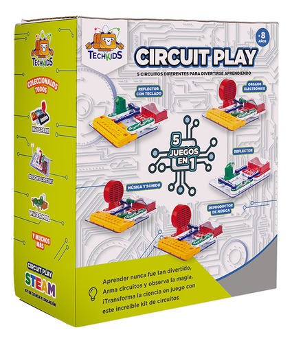 Juego De Ciencias 5 En 1 Techkids