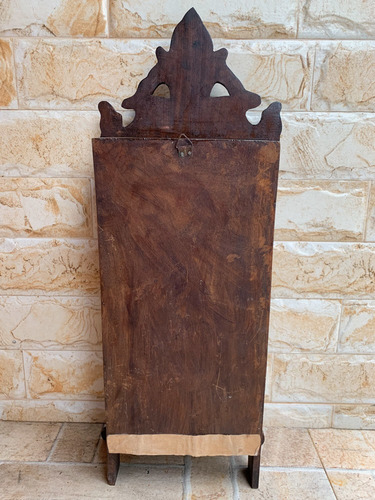 Imagem 6 de 8 de Oratorio Antigo Madeira 69cm Lapinha