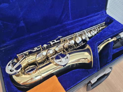 Saxofone Alto Ezio Marchetti Vintage Mib Nacional  Completo 