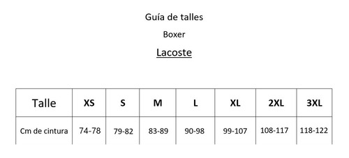 Boxer Hombre Lacoste Pack X3 Estampado Gris O