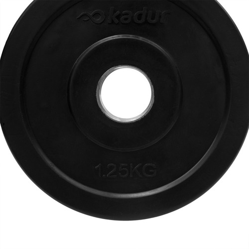 Imagen 3 de 6 de Disco Hierro Recubierto Goma 1.25 Kg Pesas Mancuernas Proyec