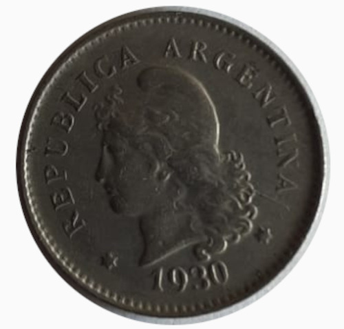 Moneda Argentina 1930 10 Centavos