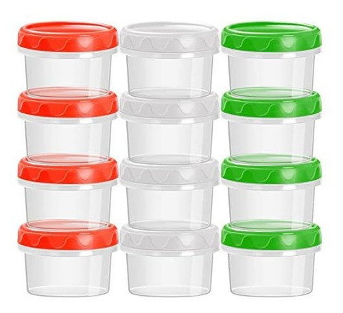 Recipientes De Comida Para Bebés Eonjoe 4oz - 12 Unidades,