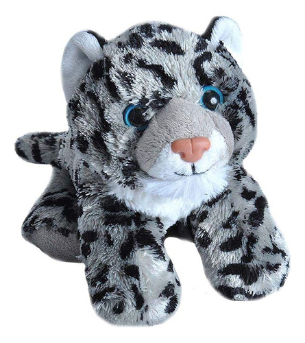 Peluche De Leopardo De Nieve, Regalos Para Niños, 7 Pulgadas