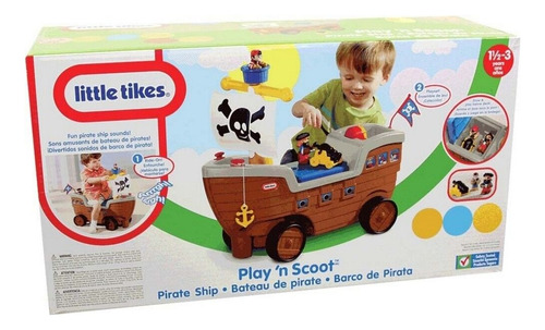 Little Tikes Barco Pirata 2 En 1 Pata Pata Con Accesorios