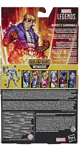 Marvel Legends Series Cannonball (Usado)