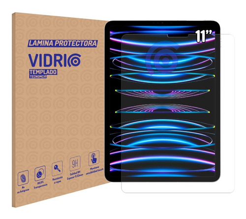 Lamina Protectora De Vidrio Templado Para iPad Pro 11 