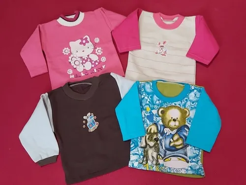 Buzo Frizado Talle 1 Estampados Oferta Algodon