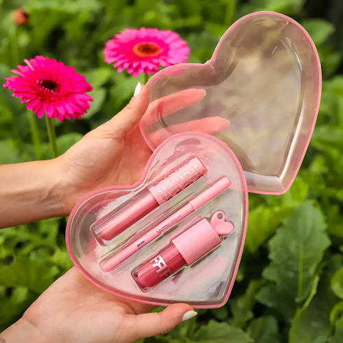 Kit Fran Love Gloss Labial E Lápis Labial Franciny Ehlke