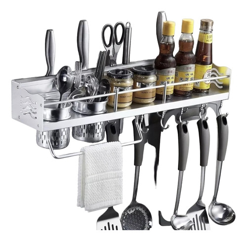 Repisa Organizador Para Cocina / Porta Cuchillos 60 Cm