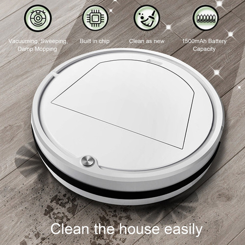 Aspiradora Sweeper: Robot Limpiador Con Trapeador Y Carga Us