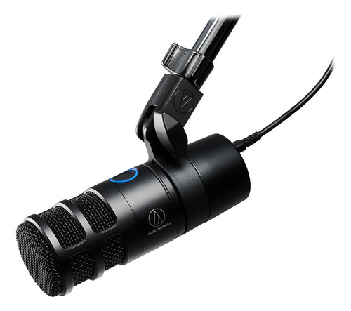 Microfone preto Audio-Technica AT2040USB