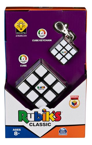 Rompecabezas Cubo Rubik Clásico 3x3 Con Llavero