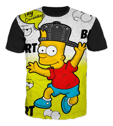 Camiseta Bart Simpsons El Barto Exclusivas Algodón