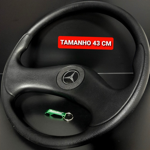 Volante De Caminhão Mercedes Benz Mb 1618 Hpn Black 43 Cm Vc