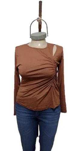 Remeras manga larga online mujer talles grandes