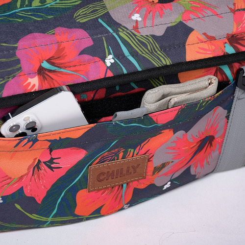 Imagen 10 de 10 de Bolso Weekender 20/30 Lts Chilly Hibiscus