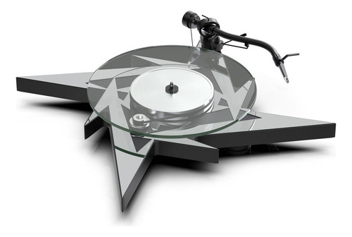 Tocadiscos Metallica -sistema De Audio Pro-ject Plateado