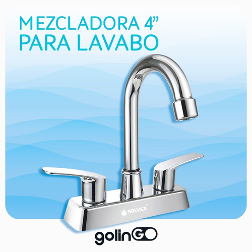 Mezcladora Lavabo Llave 4 Pulgadas Grifo Baño Griferías
