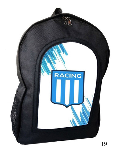 Mochila 43x33x10 Futbol Boca Independiente Chicago All Boys
