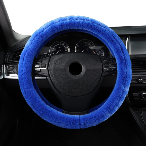Gxt Hairy Steering Wheel Cover, Para Hombre Y Mujer Elegante