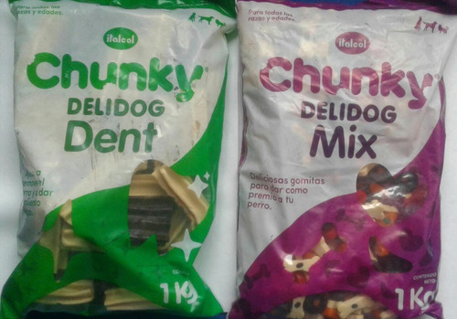 Combo 1 Delidog Dent Por 1 Kilo + 1 Delimix Gomas Por 1kl